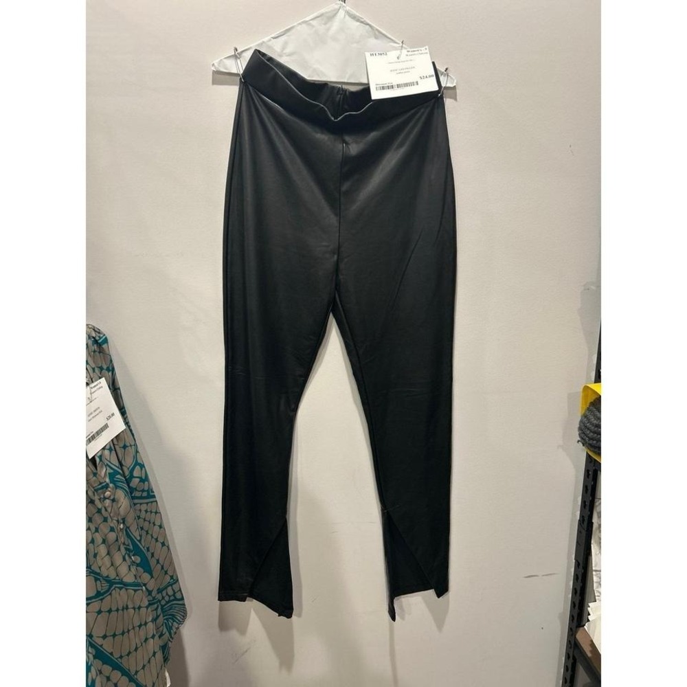 AVEC LES FILLES Leather Pants Black S